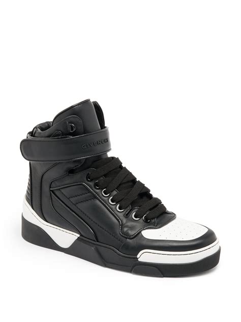 givenchy high tops black|Givenchy men's shoes.